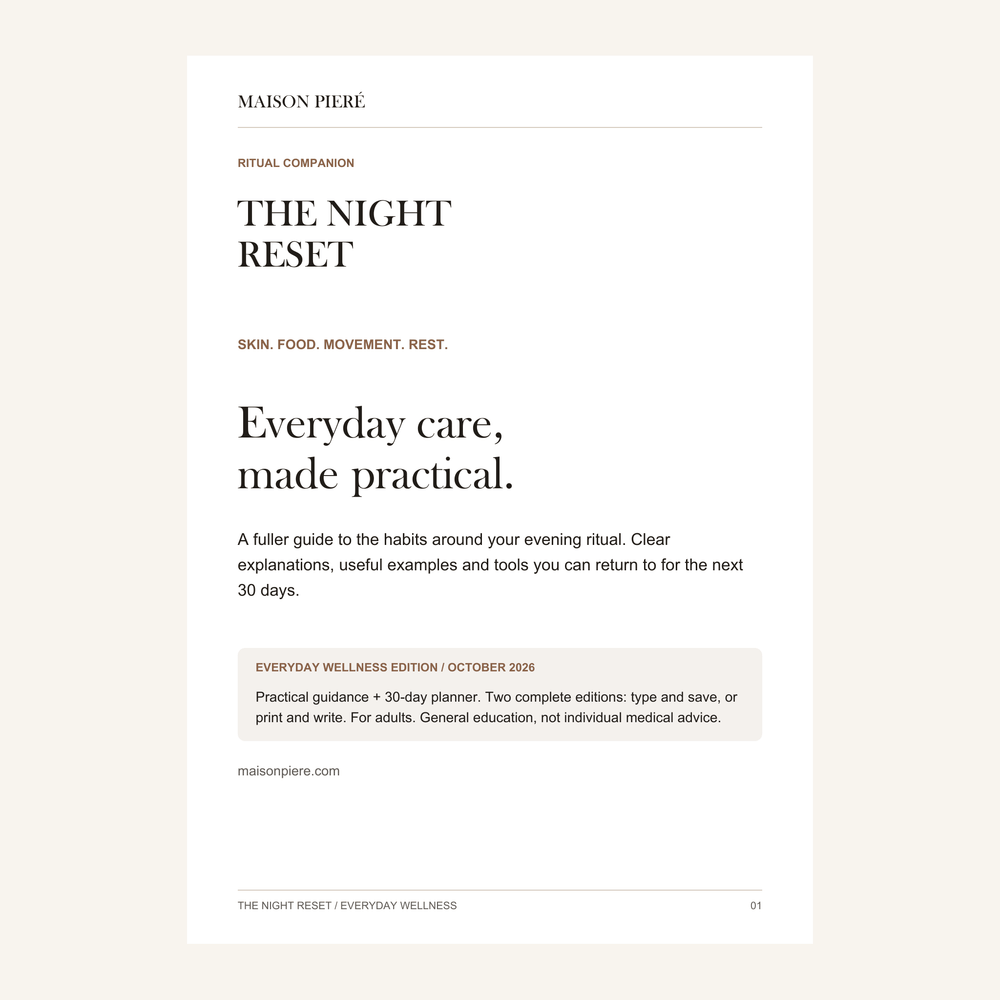 The Night Reset Ritual Companion Everyday Wellness Edition real cover